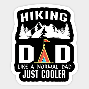 Hiking Dad Sticker